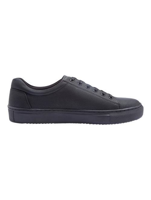 black synthetic lace up sneakers - 17399086 - Very Small Image - 1