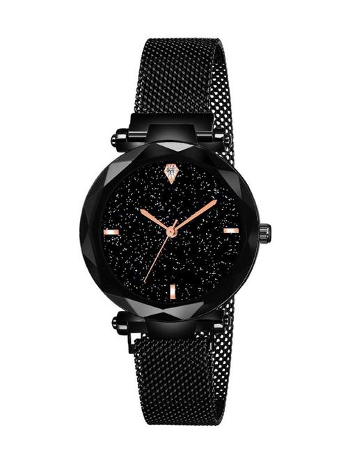 bolun laxurius looking black magnet belt girl and women watch megnet analog watch - 17400756 - Very Small Image - 1