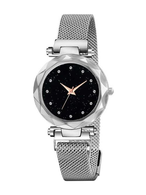 bolun luxury mesh magnet buckle starry sky quartz watches for girls fashion mysterious silver lady analog watch analog watch  - 17400792 - Very Small Image - 1