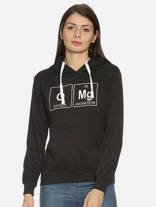 women's chest print sweatshirt - 17401321 - Very Small Image - 1