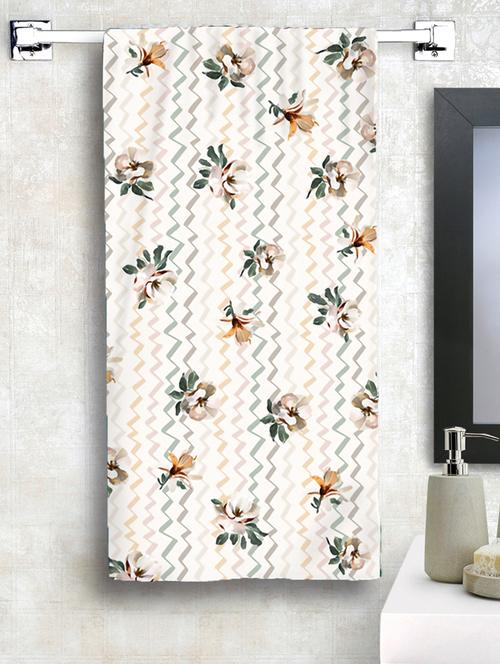  cotton printed bath towel for men & women - 17403929 - Very Small Image - 1