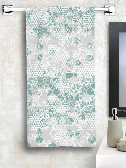  cotton printed bath towel for men & women - 17403930 - Very Small Image - 1