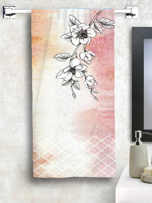  cotton printed bath towel for men & women - 17403933 - Very Small Image - 1
