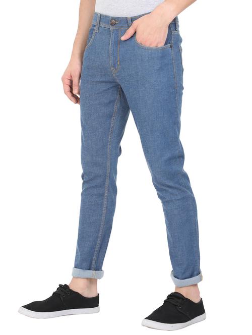 blue plain denim jeans - 17409857 - Very Small Image - 1