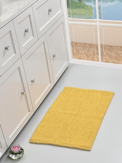 sheen decor popcorn bathmat collection, 50x80 cms, yellow - 17409957 - Very Small Image - 1