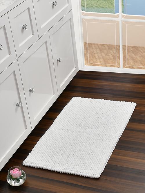 sheen decor popcorn bathmat collection, 50x80 cms, white - 17409959 - Very Small Image - 1