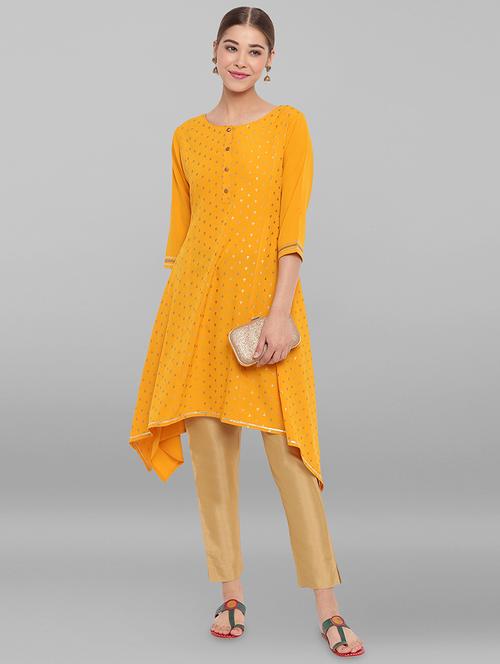 women's asymmetric kurta - 17410057 - Very Small Image - 1