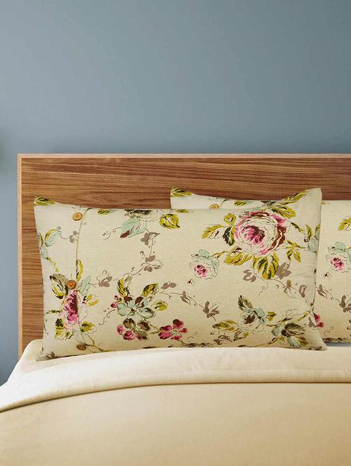  cotton printed pillow cover (set of 2) - 17414225 - Very Small Image - 1