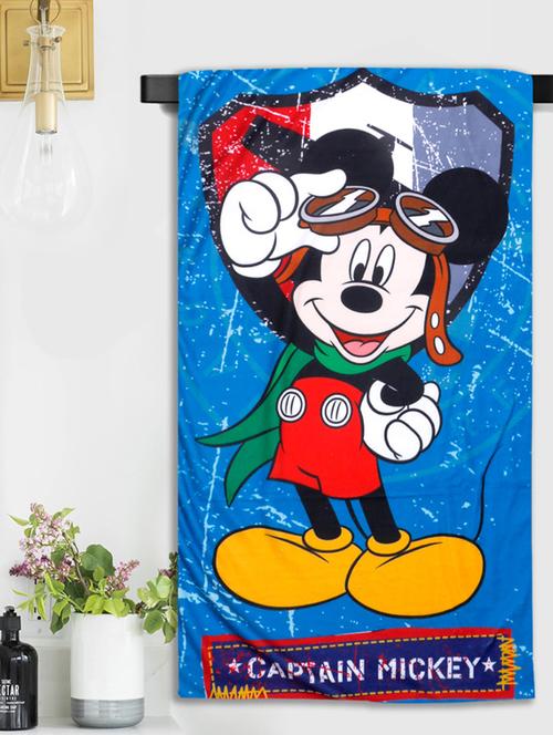   mickey captain microfiber printed bath towel for kids  - 17415052 - Very Small Image - 1