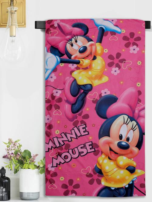  minnie mouse microfiber printed bath towel for kids   - 17415069 - Very Small Image - 1