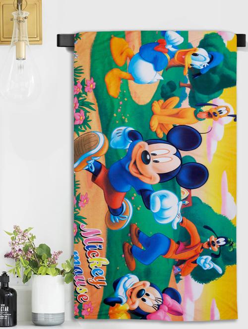   mickey friend microfiber printed bath towel for kids   - 17415076 - Very Small Image - 1