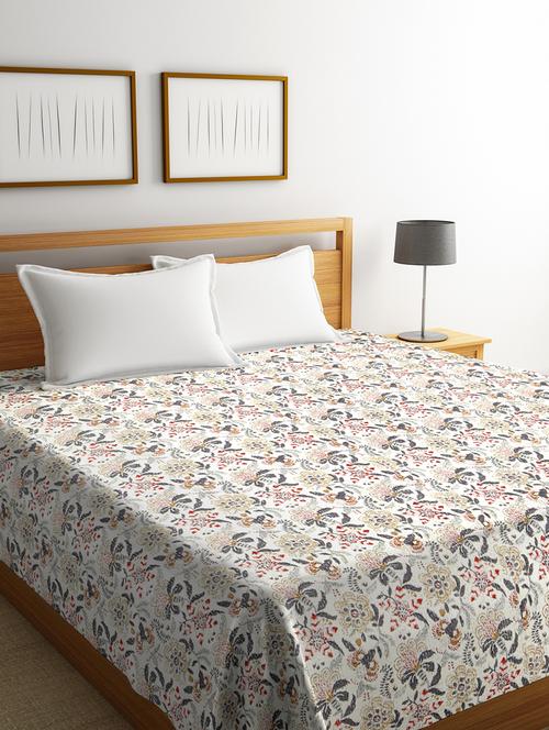  floral double bed kantha bed cover - 17416924 - Very Small Image - 1