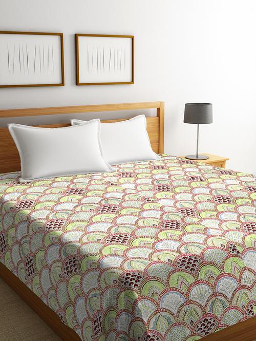  traditional jaipuri kantha double bed cover - 17416942 - Very Small Image - 1