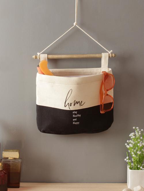   multipurpose white and black wall hanging organizer - 17417111 - Very Small Image - 1