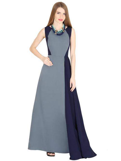 boat neck a-line dress - 17418423 - Very Small Image - 1