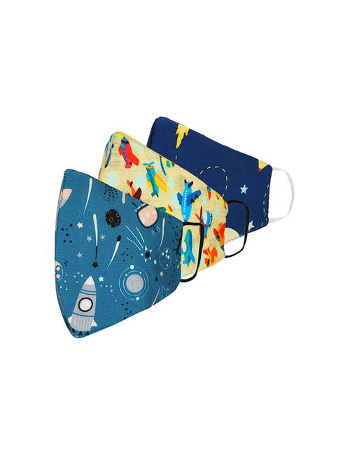 set of 3 printed masks  - 17420054 - Very Small Image - 1