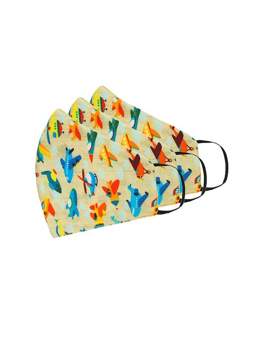 set of 3 printed masks  - 17420077 - Very Small Image - 1