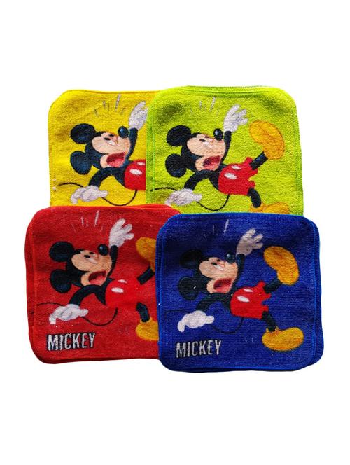  disney printed cotton face towels for kids (pack of 12) - 17421735 - Very Small Image - 1
