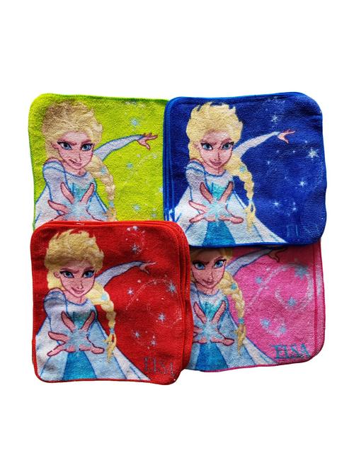  frozen printed cotton face towels for kids (pack of 12) - 17421740 - Very Small Image - 1