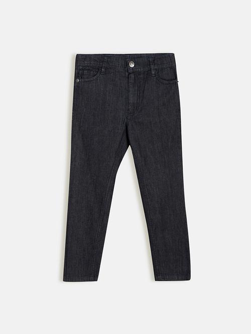 navy blue denim washed jean - 17421812 - Very Small Image - 1