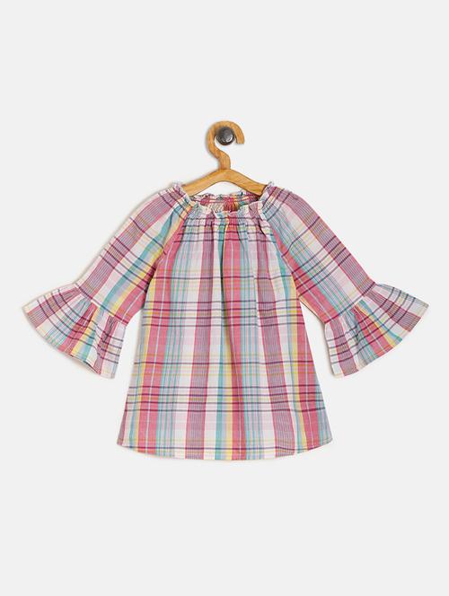 multi colored checked regular top - 17422339 - Very Small Image - 1