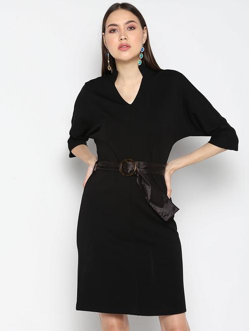 mandarin neck sheath dress - 17423168 - Very Small Image - 1