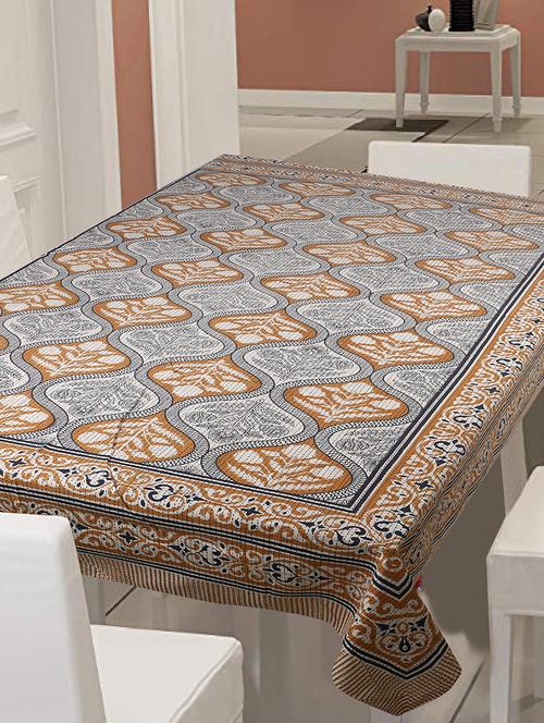  cotton jaipuri 6 seater table cloth cover - 17423364 - Very Small Image - 1