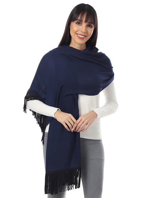 women's solid print stole - 17423445 - Very Small Image - 1
