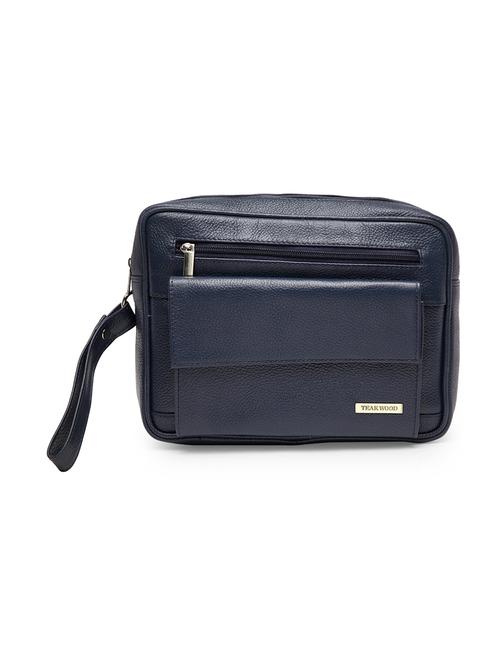 blue leather messenger messengerbag - 17423561 - Very Small Image - 1