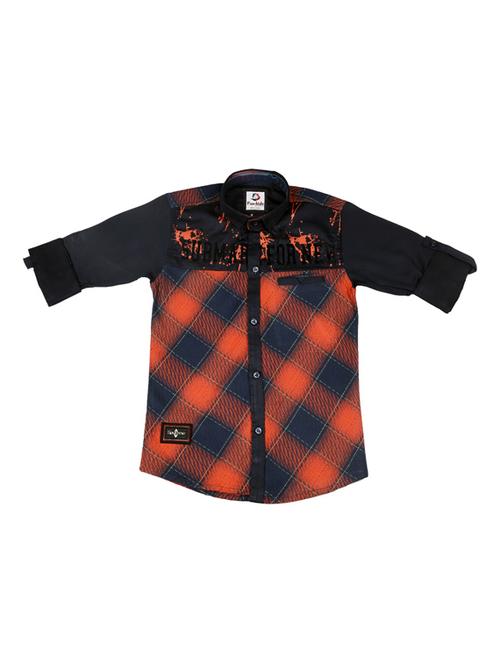 orange cotton shirt - 17424282 - Very Small Image - 1