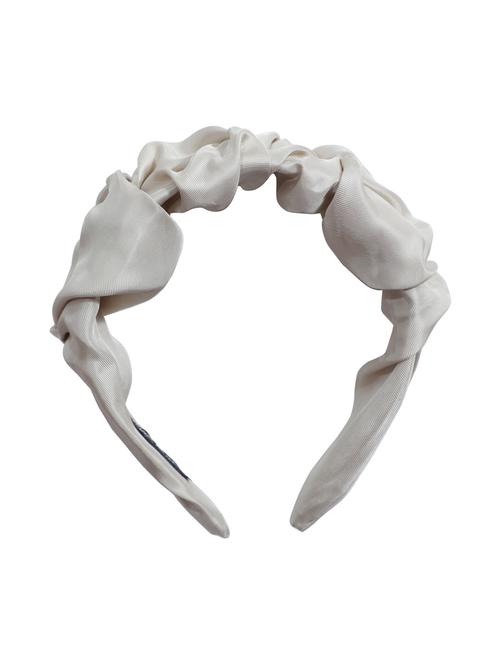 vembley cream solid stylish and classic hairband for women - 17425548 - Very Small Image - 1