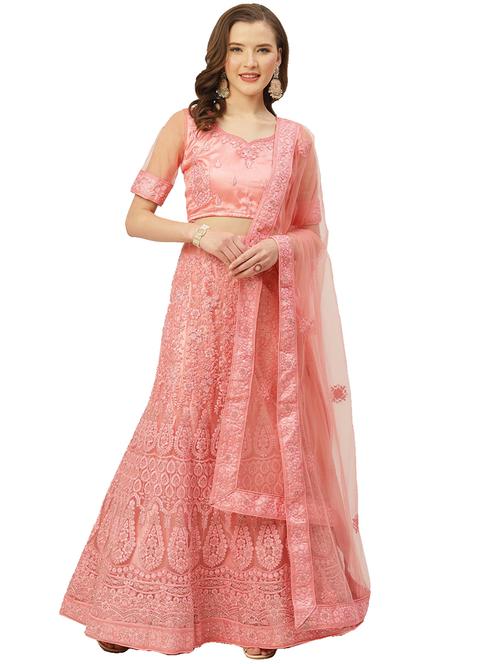 pastel flared lehenga - 17426666 - Very Small Image - 1