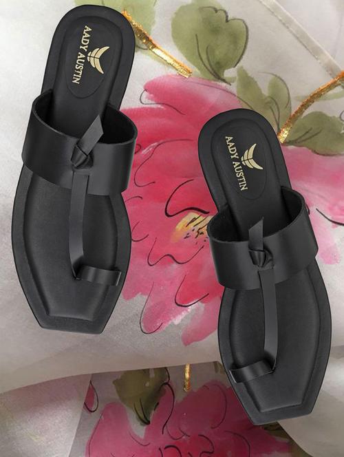black one toe sandals - 17427967 - Very Small Image - 1