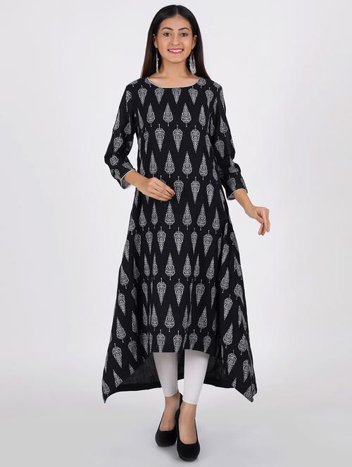printed a-line kurta - 17428058 - Very Small Image - 1