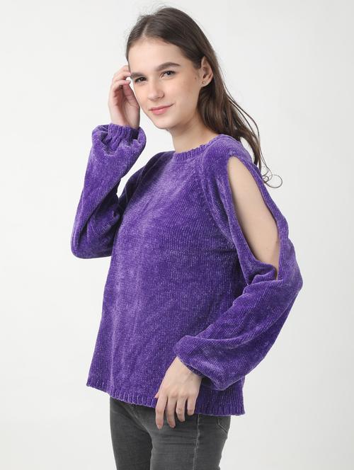 blue wool pullover - 17428213 - Very Small Image - 1