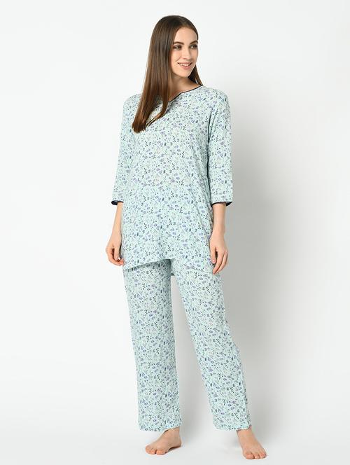 printed pyjama nightwear set  - 17428322 - Very Small Image - 1