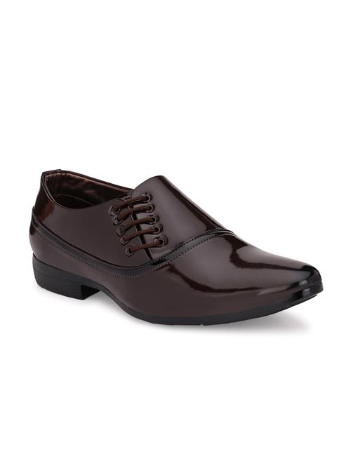 men brown slip on derbies - 17428726 - Very Small Image - 1