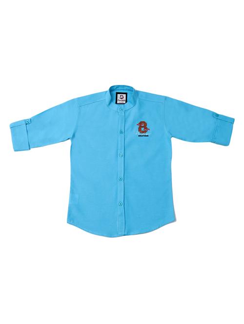 light blue cotton shirt - 17429381 - Very Small Image - 1