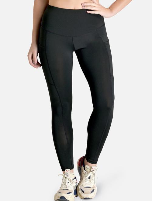 sports poly spandex legging - 17430026 - Very Small Image - 1