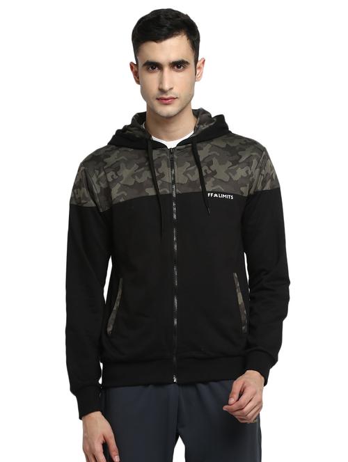 black printed cut & sew sweatshirt - 17430169 - Very Small Image - 1
