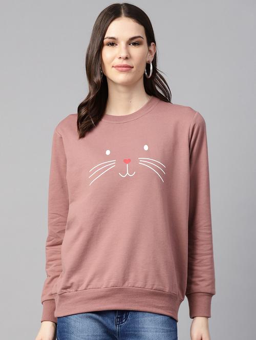 crew neck quirky sweatshirt - 17431574 - Very Small Image - 1