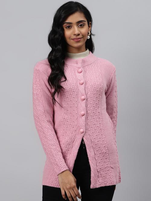 self design regular cardigan  - 17432578 - Very Small Image - 1