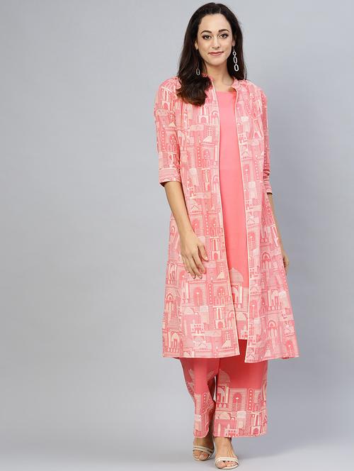 printed a-line kurta - 17433981 - Very Small Image - 1