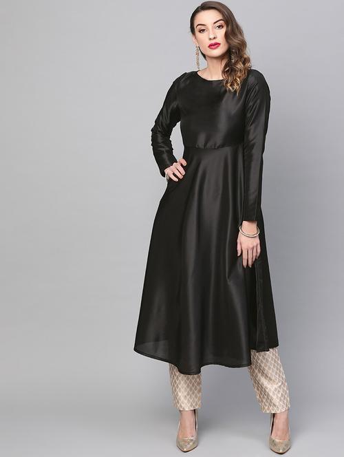 solid anarkali kurta - 17434247 - Very Small Image - 1