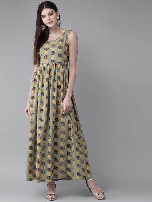 printed maxi dress  - 17434549 - Very Small Image - 1
