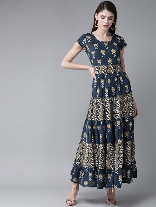 printed maxi dress  - 17434552 - Very Small Image - 1