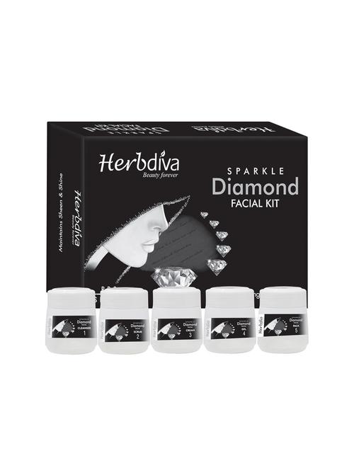 herbdiva sparkle diamond facial kit, 500gm - 17434987 - Very Small Image - 1