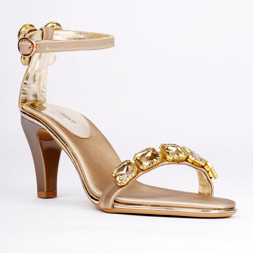 stone embellished heel sandal - 17436144 - Very Small Image - 1