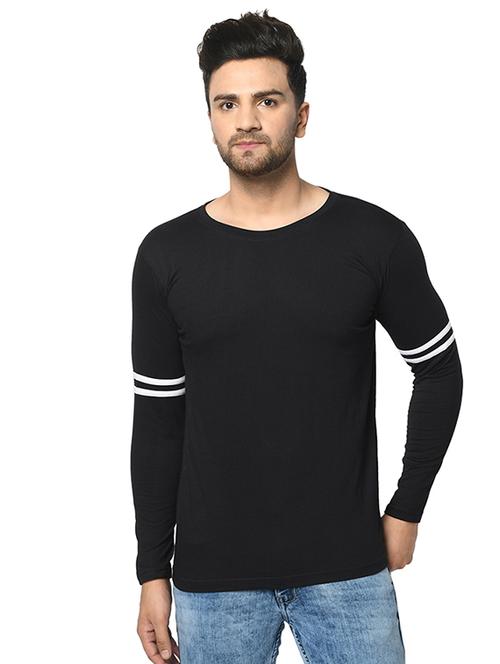 black taped t-shirt - 17436906 - Very Small Image - 1