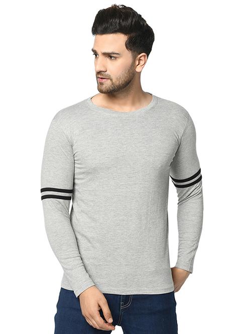 grey taped t-shirt - 17436909 - Very Small Image - 1
